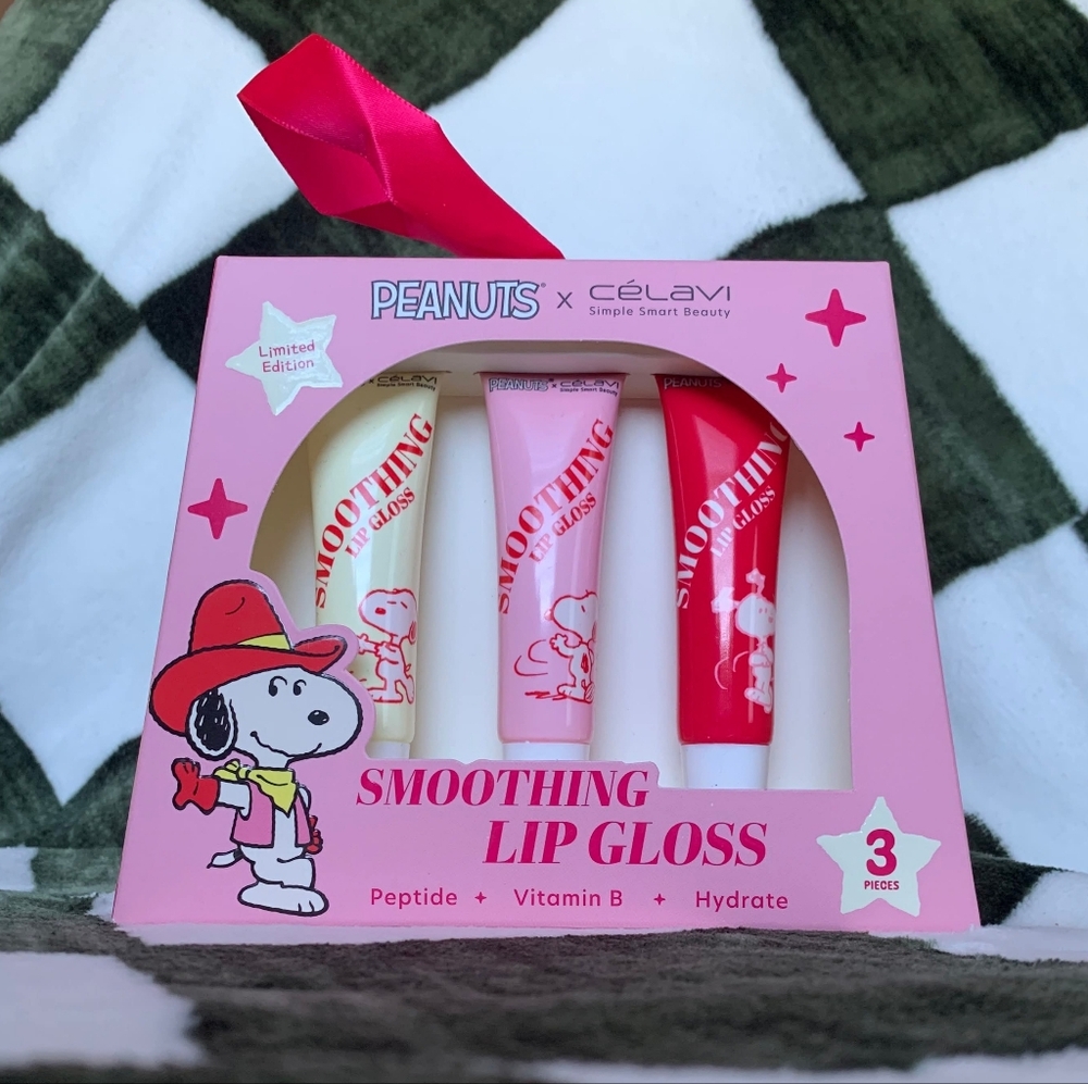 Peanuts X Célavi Smoothing Lipgloss Set (LIMITED EDITION)